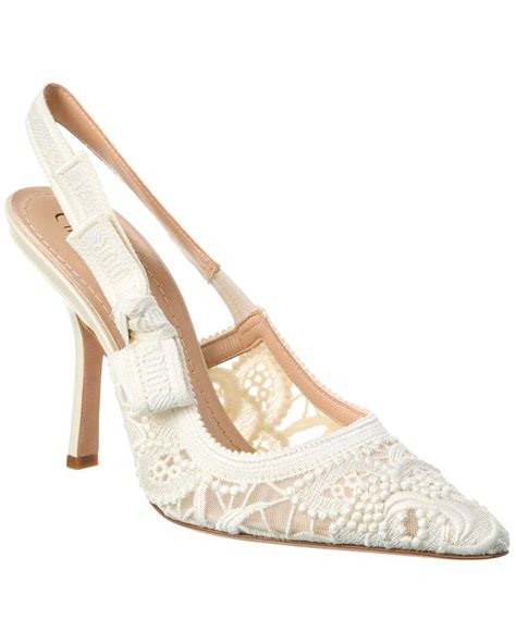 dior sling pumps|More.